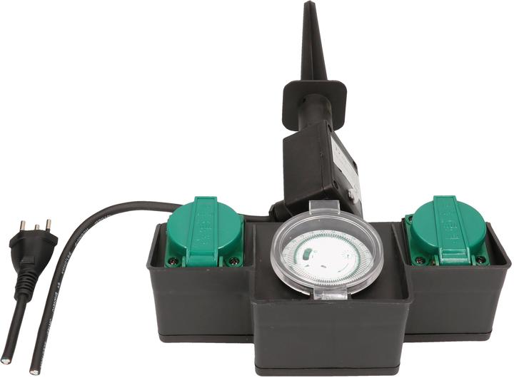 Produktbild Max Hauri Gartenspiess 2x Typ 13 mit Timer IP44