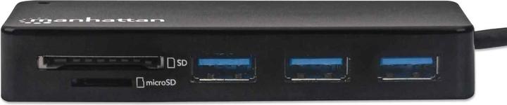 Immagine prodotto Manhattan USB 3.0 con lettore di schede (USB-C, 3 Porti)