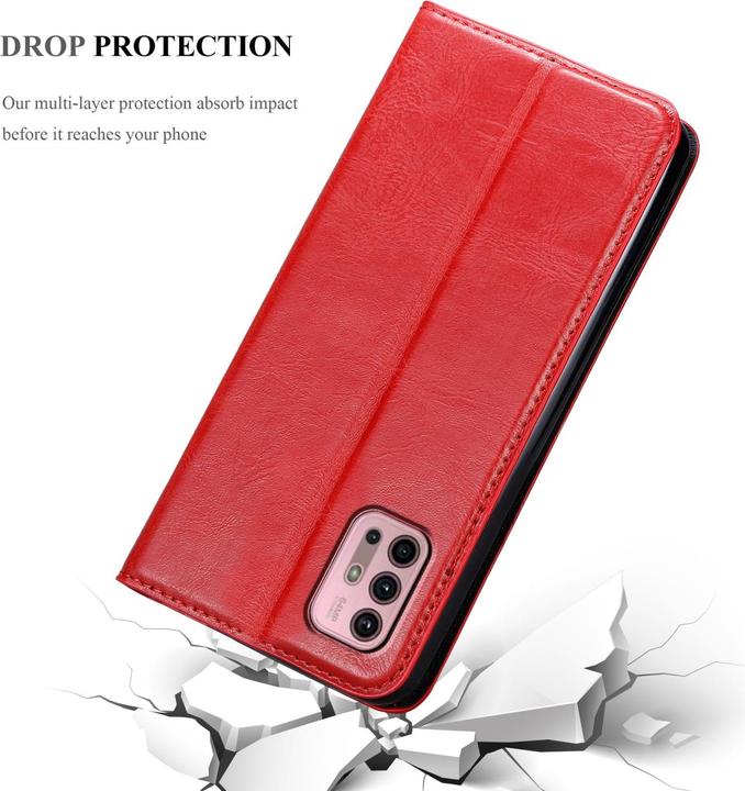 Produktbild Cadorabo Book Invis. Magnet Hülle (Motorola Moto G10, Motorola Moto G30)