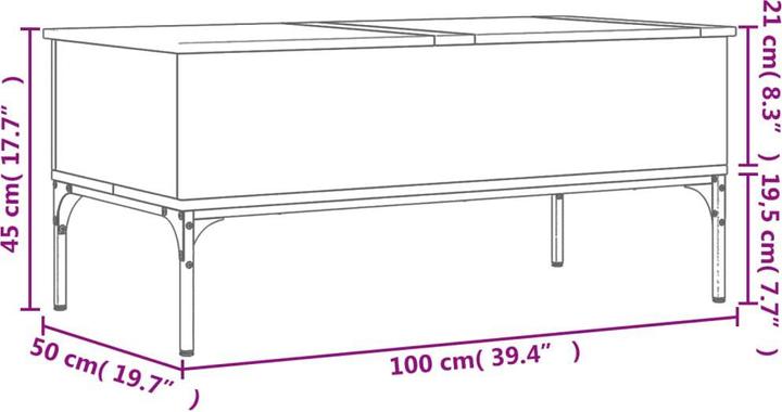 Produktbild VidaXL Vanessa (100 x 50 x 45 cm)
