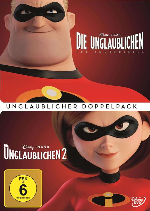 Image du produit Disney Interactive Studios Les Incroyables 1+2 - DVD (DVD, 2019, Anglais)