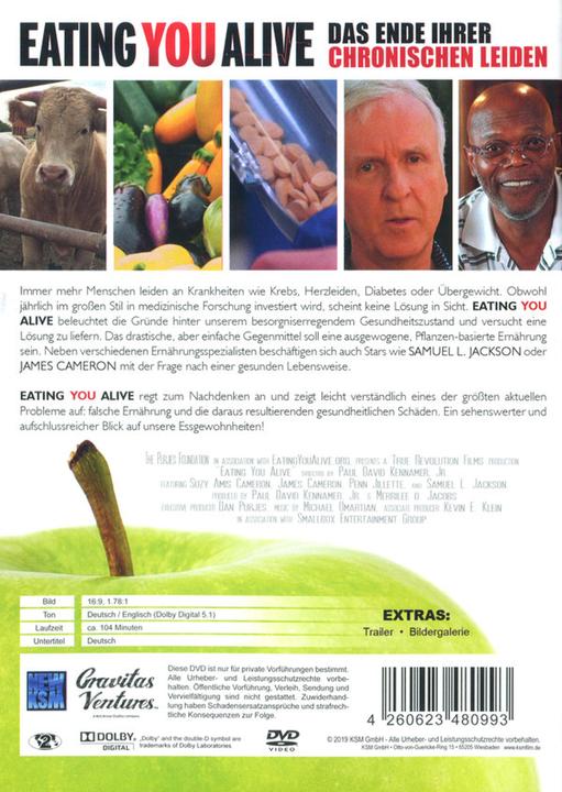 Actual product image Eating you alive (DVD, 2019, German, English)