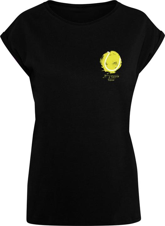 Merchcode Ladies Its Tennis Time Extended Shoulder Tee - 116489