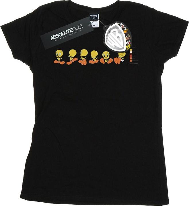 Actual product image Looney Tunes Womens/Ladies Tweety Pie Colour Code Cotton T-Shirt (S)
