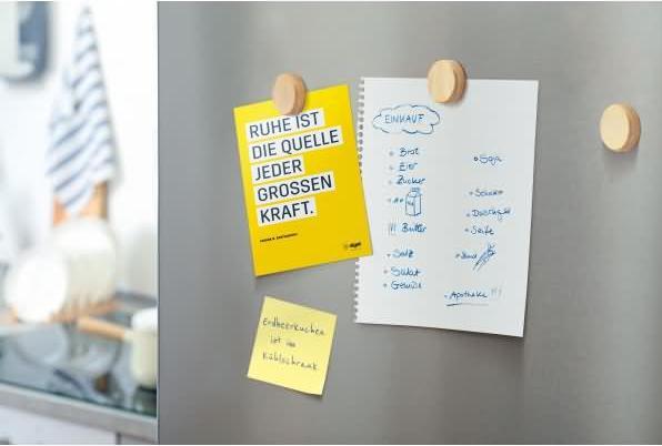 Produktbild Sigel Holz-Magnete rund (4 x)
