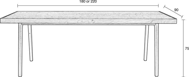 Actual product image Zuiver Harvest (220 x 90 x 76 cm)