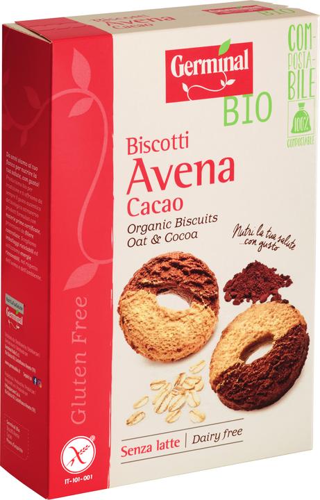 Produktbild Germinal Bio Glutenfrei Biscotti mit Hafer und Kakao (1 Stk., 250 g)