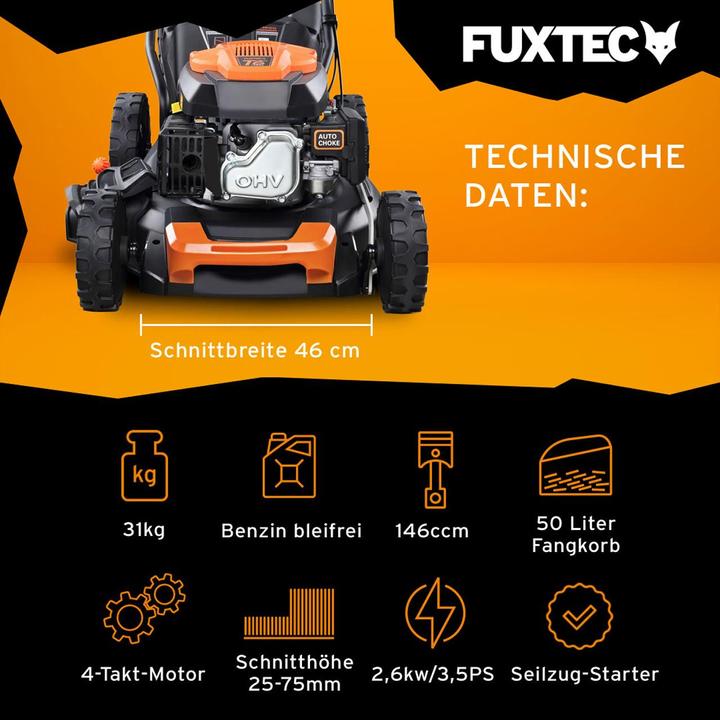 Produktbild Fuxtec FX-RM4646 (Benzinbetrieb)