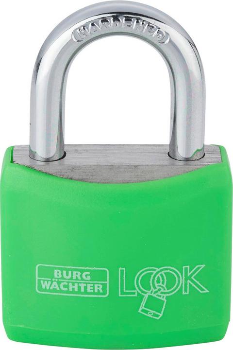 Actual product image Burg Wächter Cylinder padlock Look 402 shackle thickness 5.0mm shackle width 15.0mm, shackle height 19.0mm