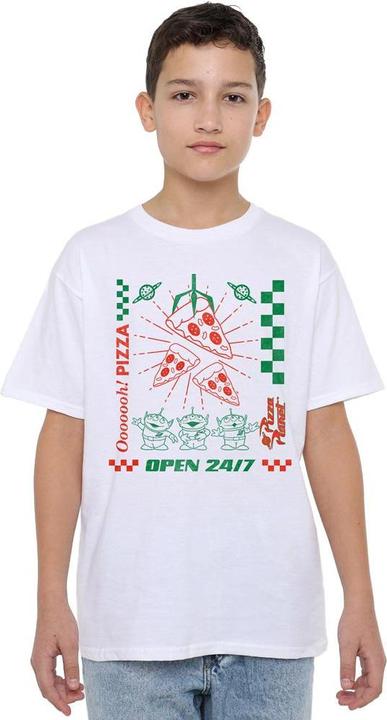 Actual product image Toy Story Childrens/Kids Little Green Men Pizza Planet T-Shirt (140)