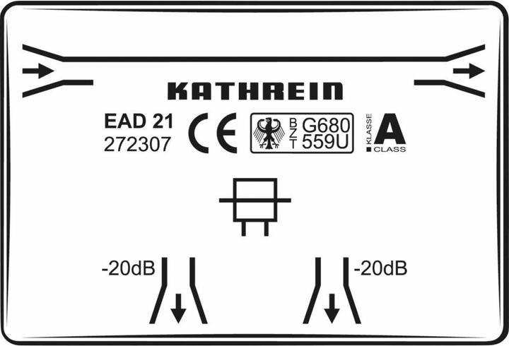 Image du produit Kathrein EAX 26/G Dérivateur 16dB 6 fois 5-1218MHz (Divers)