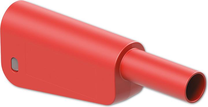 Actual product image Stäubli SLQ-4N-46 Safety laminated plug Plug Pin-Ø: 4 mm Red 1 pc.