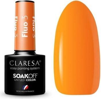 Image du produit Claresa Vernis à ongles Fluo UV 5ml - Lot de 3 (Orange, Vernis semi-permanent)