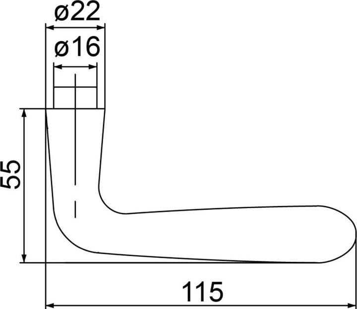 Produktbild Mega Türdrücker 32.770 (Türgriff)