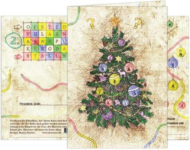 Actual product image iDventure IDV-ESC01-EN - "Merry Christmas" - Escape Greeting Card (EN) (English)