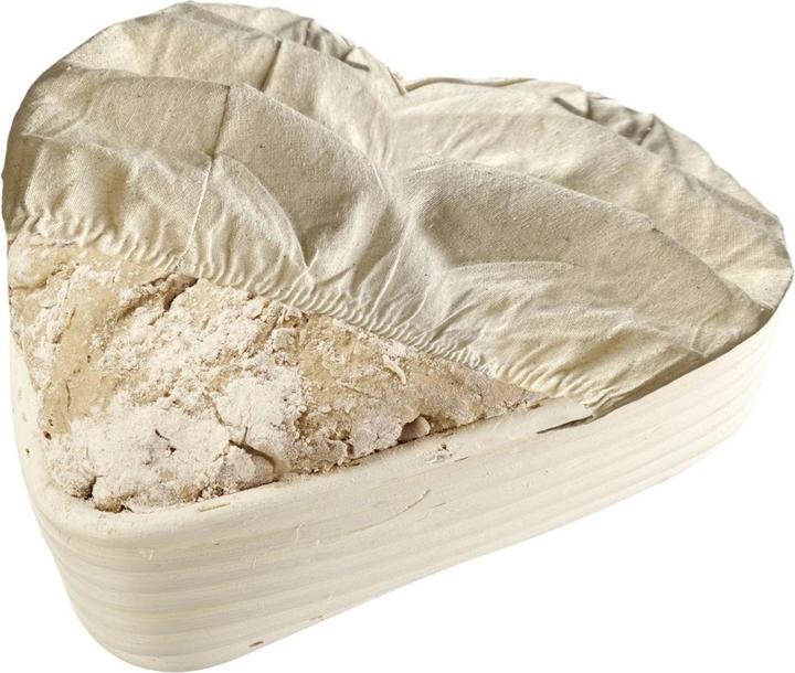 Actual product image Westmark Set proofing basket heart shape with cover 22 x 23.5 x 6.5 cm