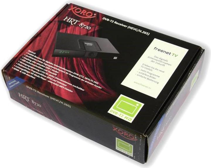 Actual product image Xoro HRT 8720 (DVB-T2, Hard drive)