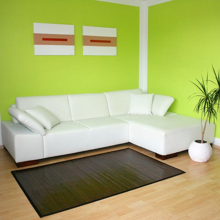 Image du produit Greendeco Tapis en bambou Tapis en bambou 200x250 foncé (200 x 250 cm)