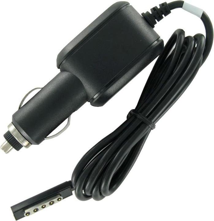 Actual product image AccuCell 12V Car Power Adapter for Microsoft Surface Pro, Pro 2 (43 W)