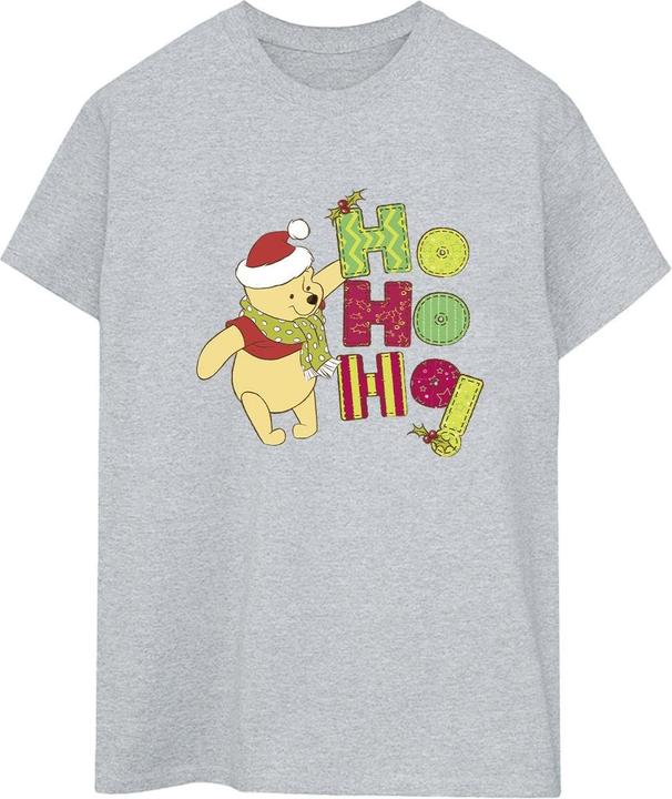 Produktbild Disney Winnie The Pooh Ho Ho Ho Scarf TShirt (L)