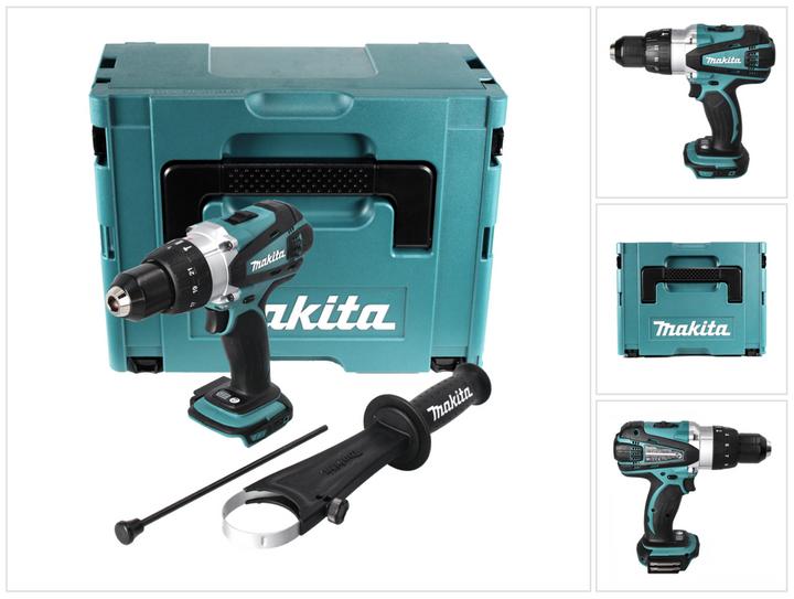 Actual product image Makita DHP458ZJ, without battery (Rechargeable battery operated)