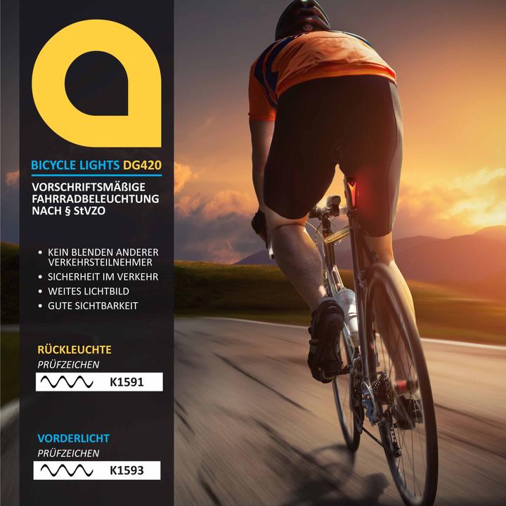 Image du produit Aplic Kit de lampes pour vélo (400 lm)