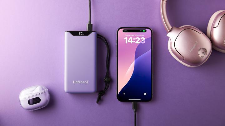 Produktbild Intenso Powerbank F20000 20000 mAh Purple (20000 mAh, 20 W, 74 Wh)