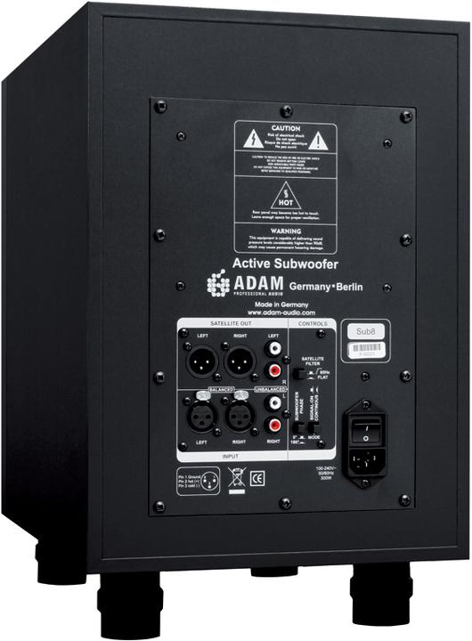 Actual product image Adam Audio Sub8 (Subwoofer active, 1 pc., 1x 160 W)