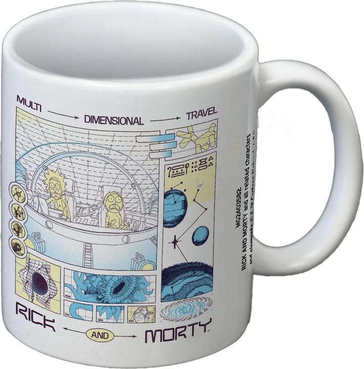 Produktbild Rick And Morty Kaffeebecher Multi Dimensional Travel (315 ml, 1 x)