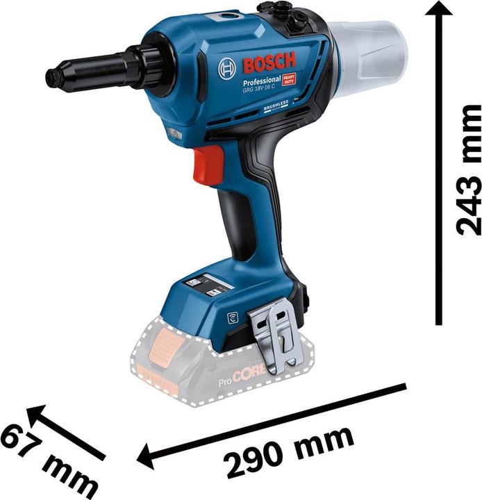 Immagine prodotto Bosch Professional GRG 18V-16 C