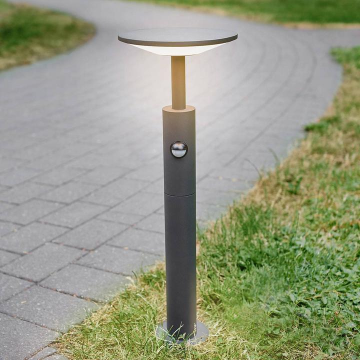 Produktbild Lucande Fenia LED LED Garten Leuchte H60 w/Sensor Anthracite (900 lm, IP54)