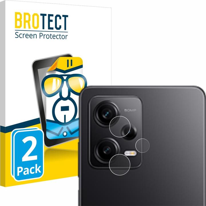 Produktbild BROTECT Schutzfolie Displayschutz Klar (2 Stück, Xiaomi Redmi Note 12 Pro 5G)