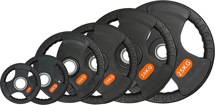 Actual product image FlexAthletix Urethane weight plate 50mm (1 x 15 kg)