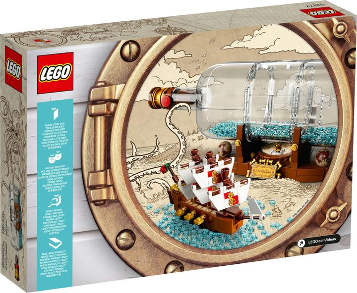 Actual product image LEGO Schiff in der Flasche (92177, LEGO Ideas)