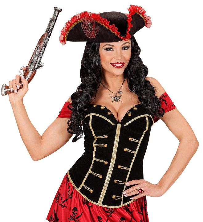 Actual product image Widmann Deluxe tricorn pirate hat women