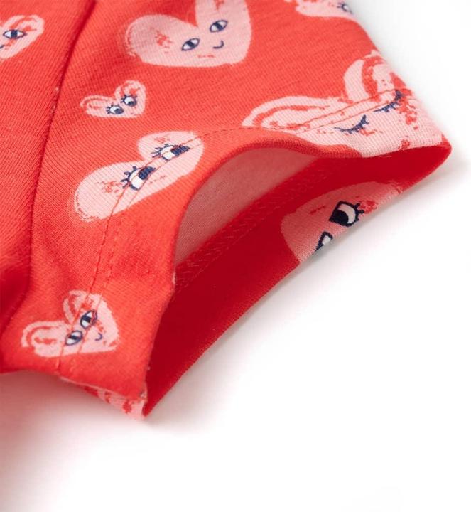Produktbild VidaXL Kinder-Spielanzug Rot 128,Material: 95 % Baumwolle. 5 (128)