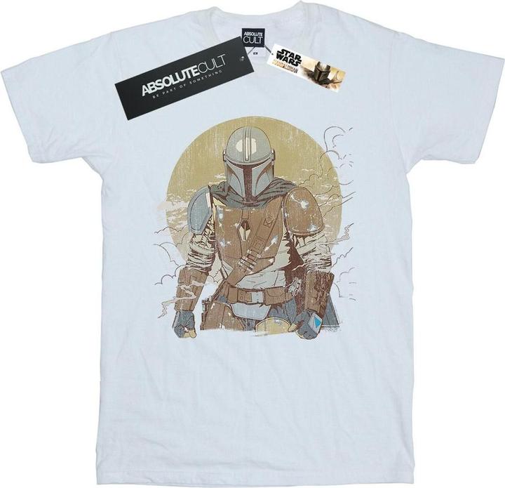 Produktbild Star Wars The Mandalorian Distressed Warrior TShirt (L)