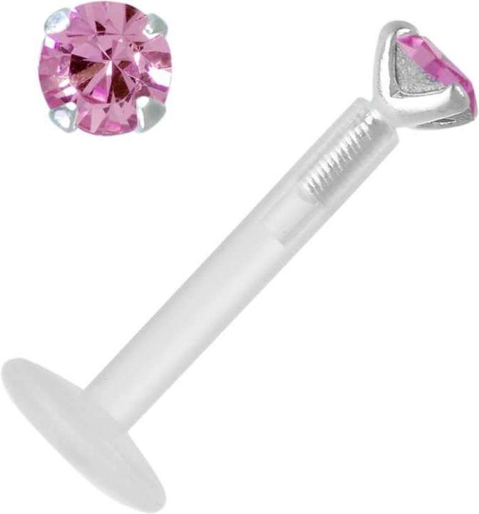 Bijouteria Piercing (Bioplast, Silber 925, Premium Kristall)