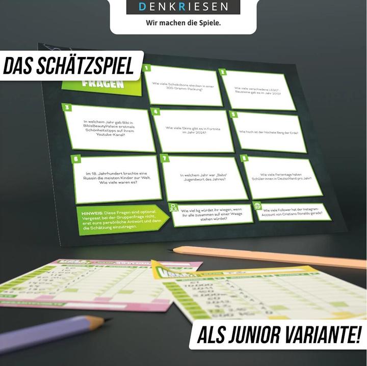 Produktbild Denkriesen VOLL VERSCHÄTZT A4-Block - Knapp daneben ist auch gewonnen. - Junior Edition (Deutsch)