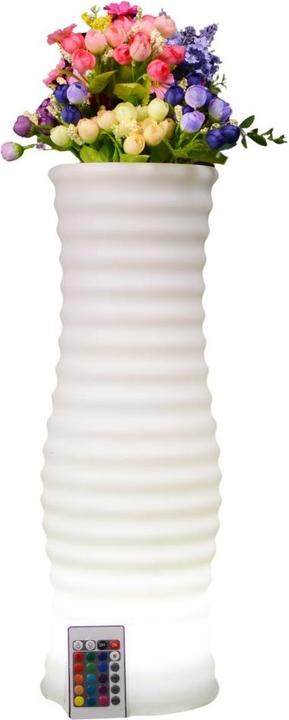 Actual product image Techly Flower vase with RGB LED backlight and remote control (1 x)