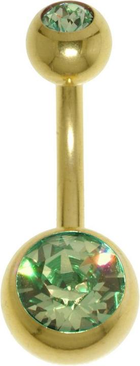 Bijouteria Bauchpiercing (Chirurgenstahl, Swarovski Kristall)