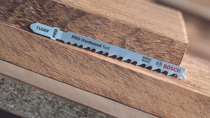 Produktbild Bosch Professional Zubehör PRO Hardwood fast T144DF Stichsägeblatt, 100 mm, 5-tlg.