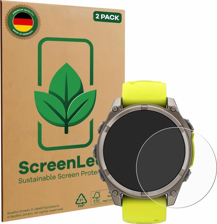 Actual product image ScreenLeaf Screen Protector sustainable Screen Protection, clear, anti-scratch