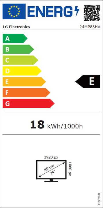 Energie-Label LG 24mp88hv-S (1920 x 1080 Pixel, 24")