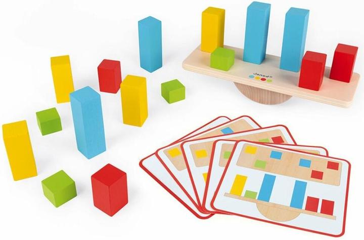 Produktbild Janod Magnetische Waage mit Gewichte (Deutsch, Französisch, Italienisch, Englisch, Spanisch, Niederländisch)