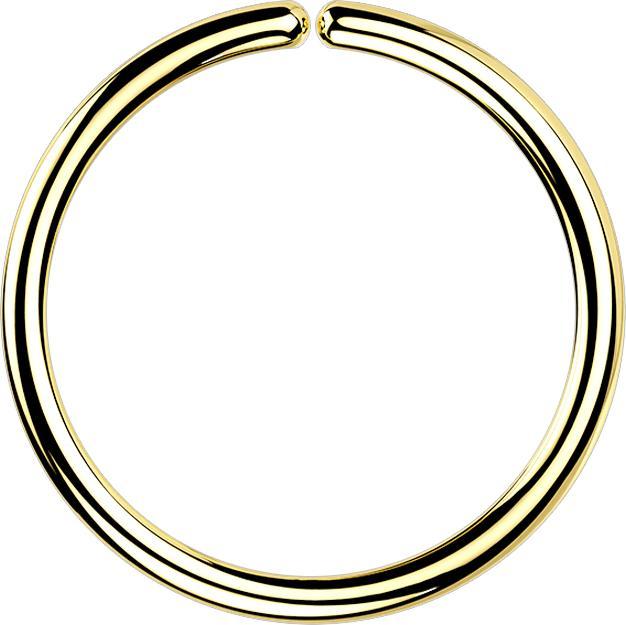 Produktbild Star Piercing Micro Piercing Ring 18k vergoldet (ohne Messing, 925 Sterlingsilber)