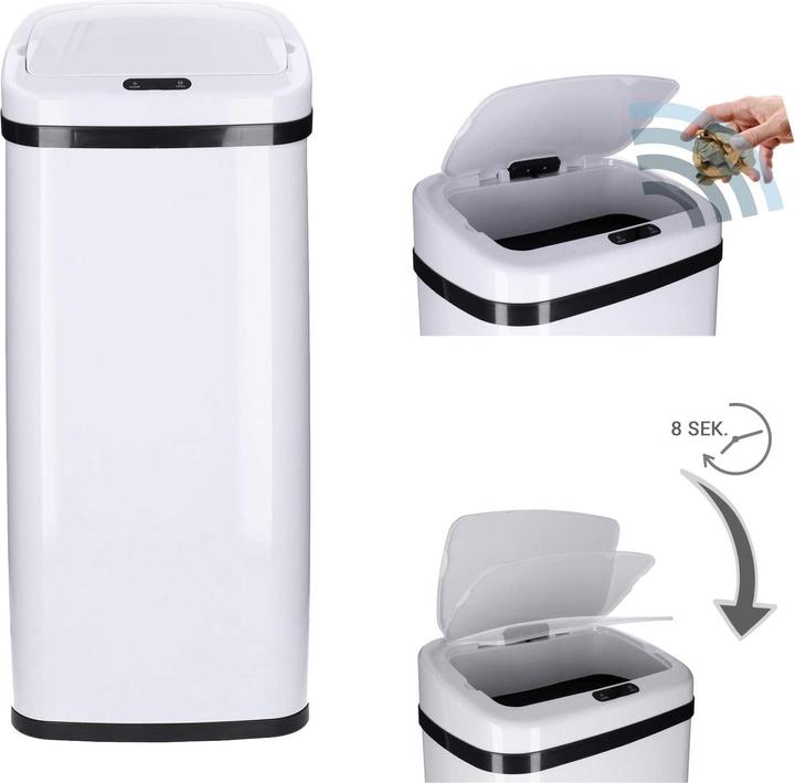Produktbild Talk-Point Sensor Müll-Eimer, 50L, weiss (50 l)