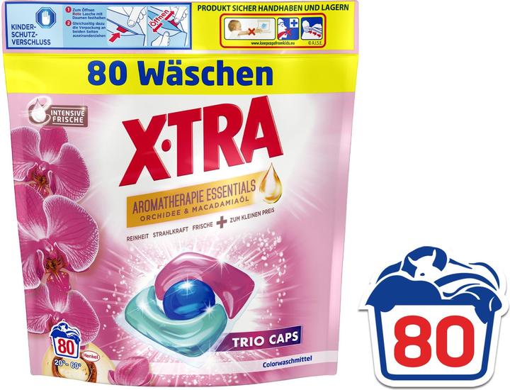 Produktbild X-TRA Trio-Caps Color (80 Waschgänge, Caps)