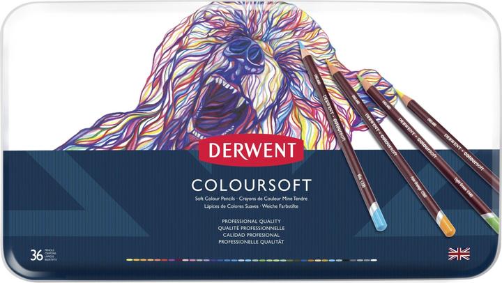 Image du produit Derwent Crayons de couleur Coloursoft (Multicolore, 72 x)