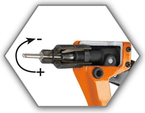 Actual product image BETA 1741U Riveting pliers, manual riveting machine (ultra-compact tool, with force adjustment, with (30 mm)